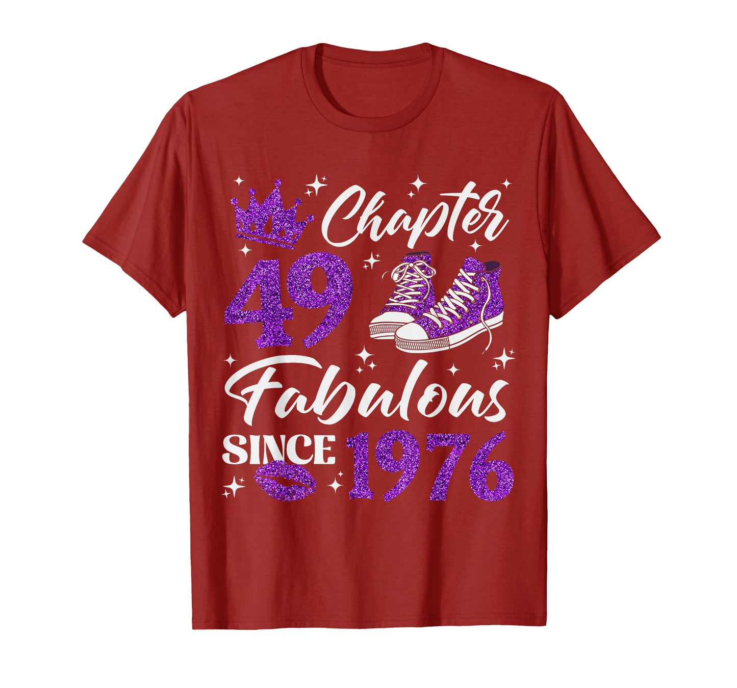 Chapter 49 Fabulous Since 1976 49Th Birthday Women Lady T-Shirt