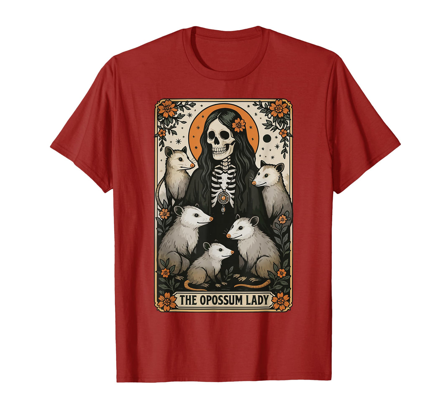 The Opossum Lady Tarot Card T-Shirt