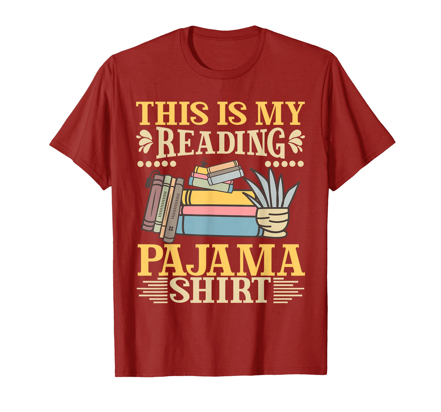 Book And Pajama This Is My Reading Pajama Bedtime Reading T-Shirt