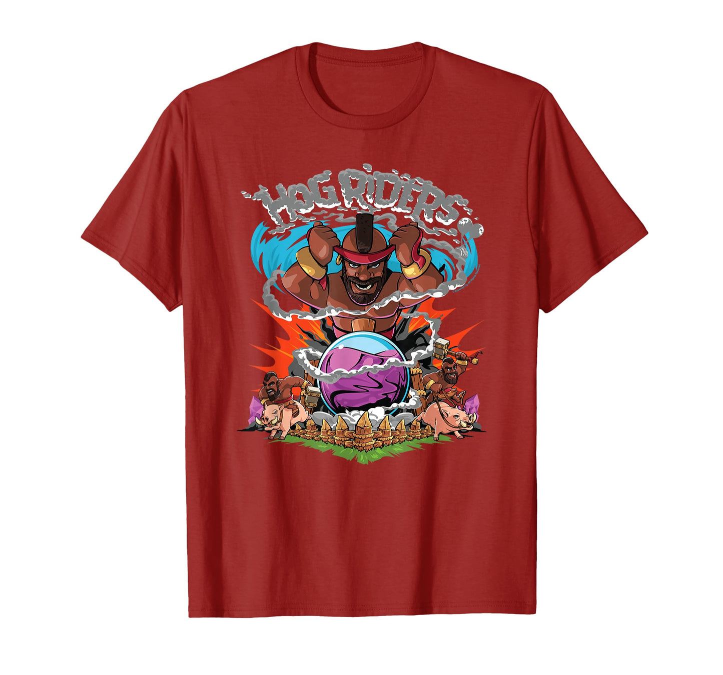 Clash of Clans Hog Riders Charging Into Battle T-Shirt