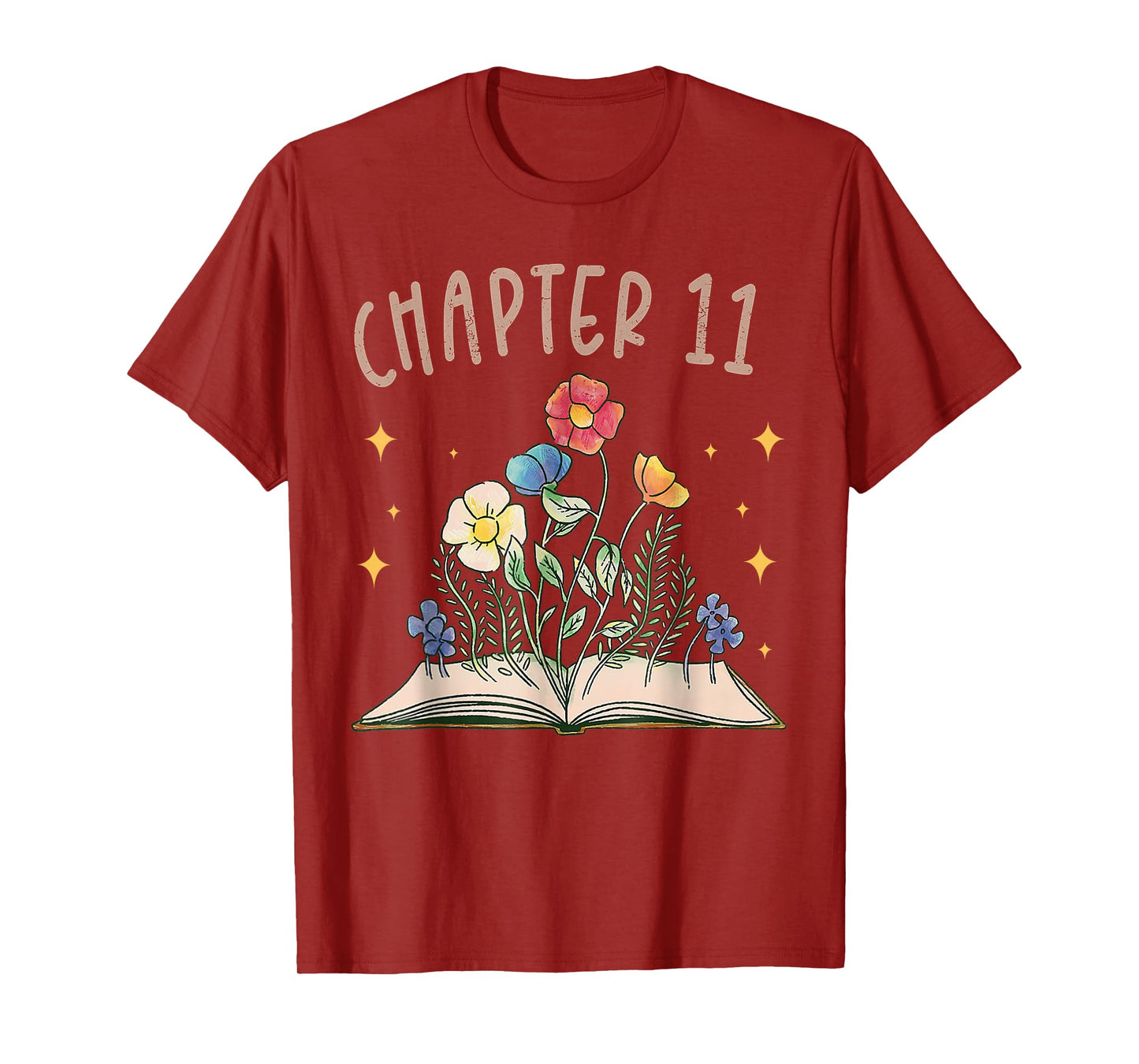 Chapter 11th Birthday Bookworm 11 Years Old For Book Lovers T-Shirt
