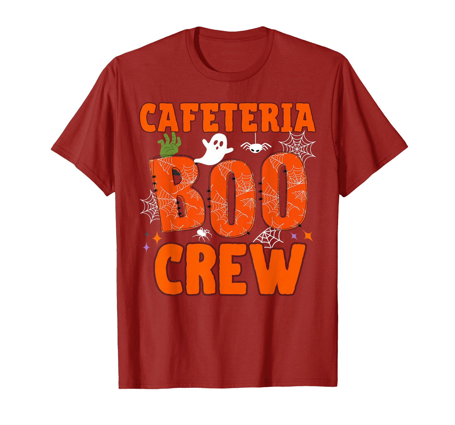 Cafeteria Boo Crew Halloween Costume Lunch Lady Matching Tee T-Shirt