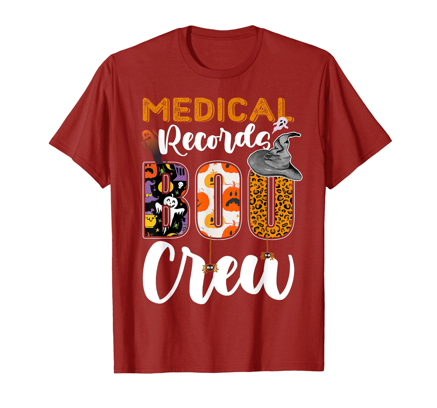Medical Records Boo Crew Halloween Matching MRT T-Shirt