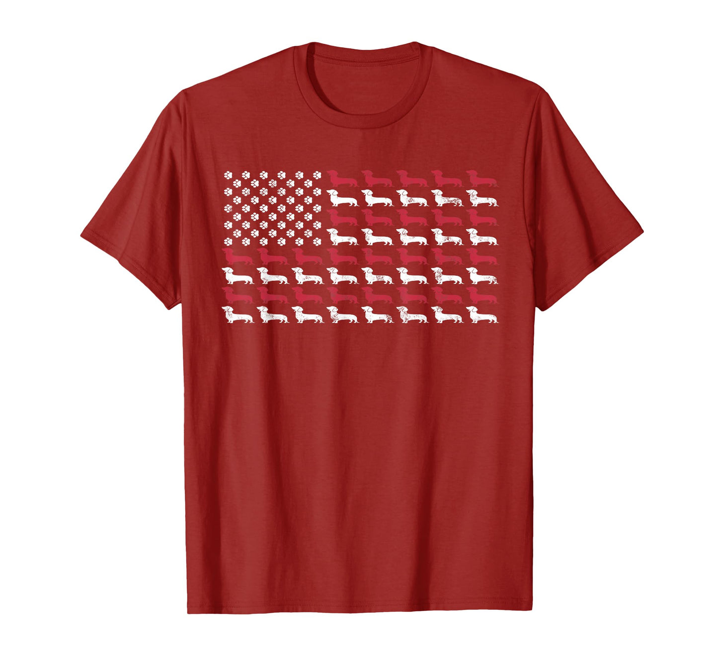 American Flag Dachshund Patriotic Dog Men Women 4th Of July T-Shirt