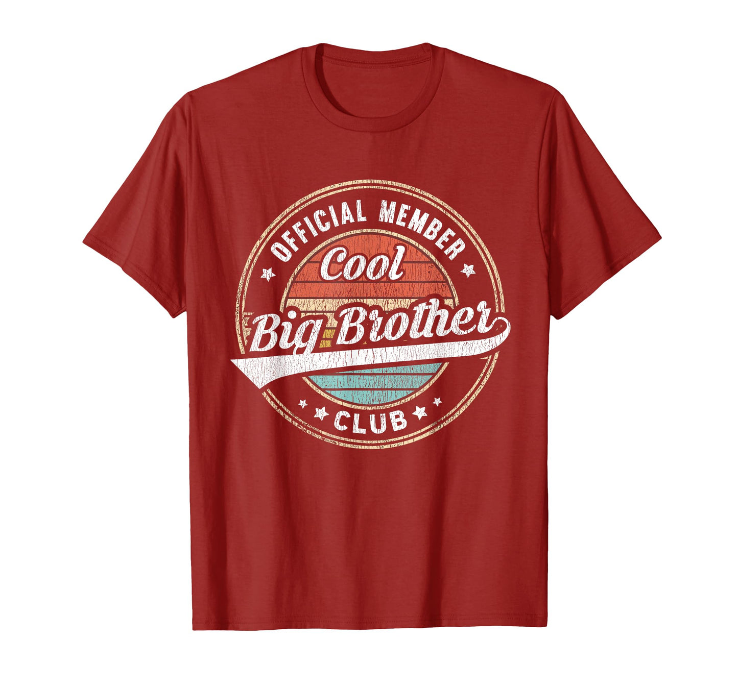 Official Member Cool Big Brother Club Funny Big Bro T-Shirt