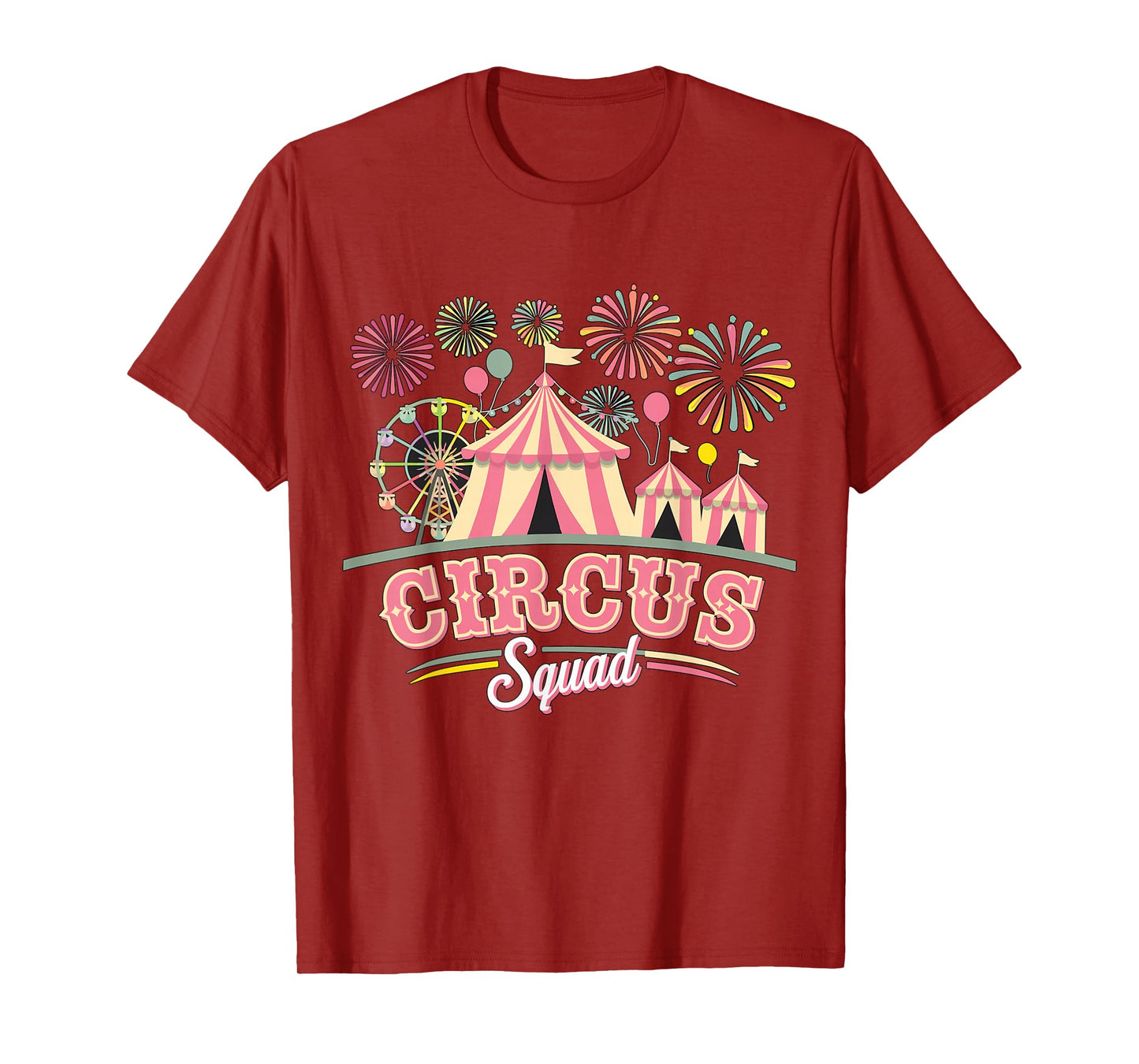 Circus Squad Matching Birthday Circus Staff T-Shirt
