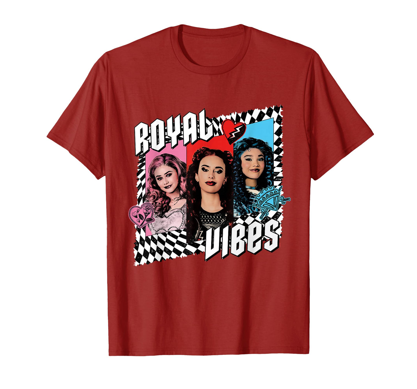 Disney Descendants 4: The Rise of Red Trio Royal Vibes T-Shirt