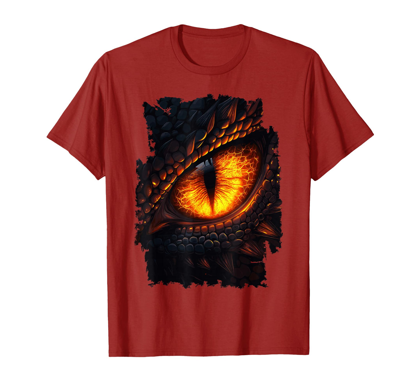 Fiery Dragon Eye with Scales T-Shirt