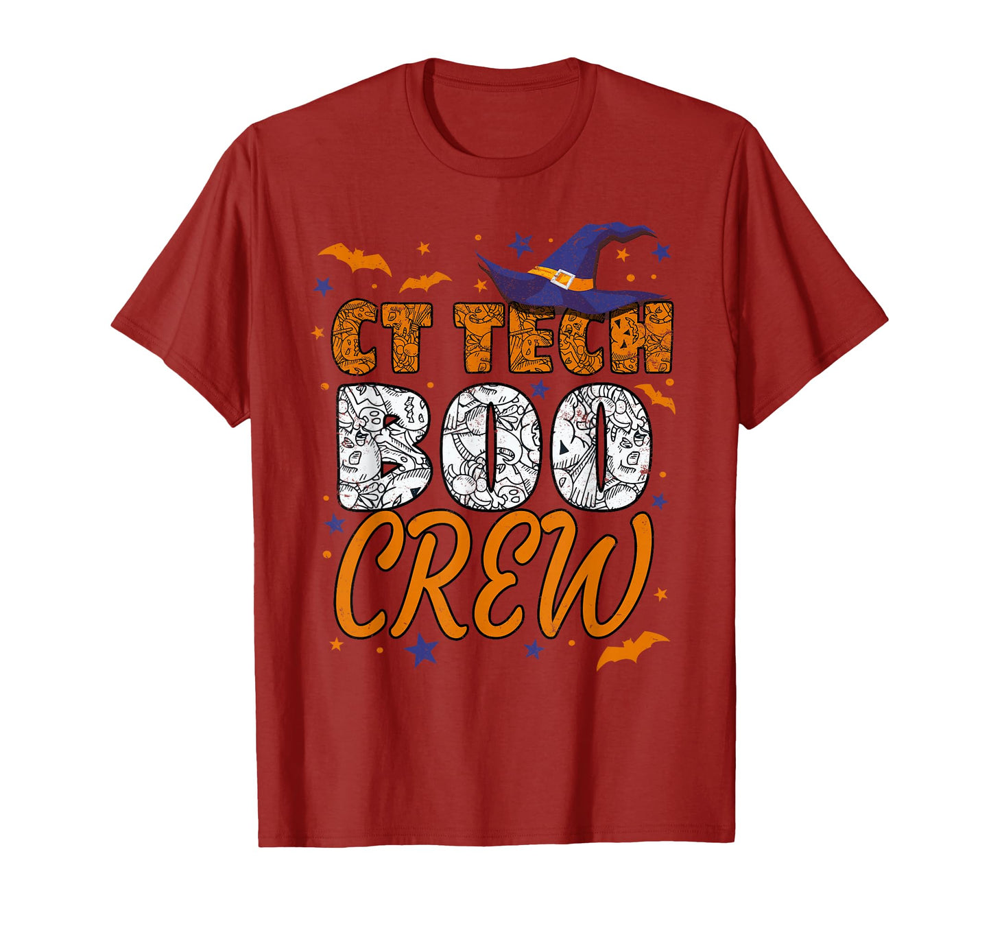 CT Tech Boo Crew Halloween CT Technologist Matching T-Shirt