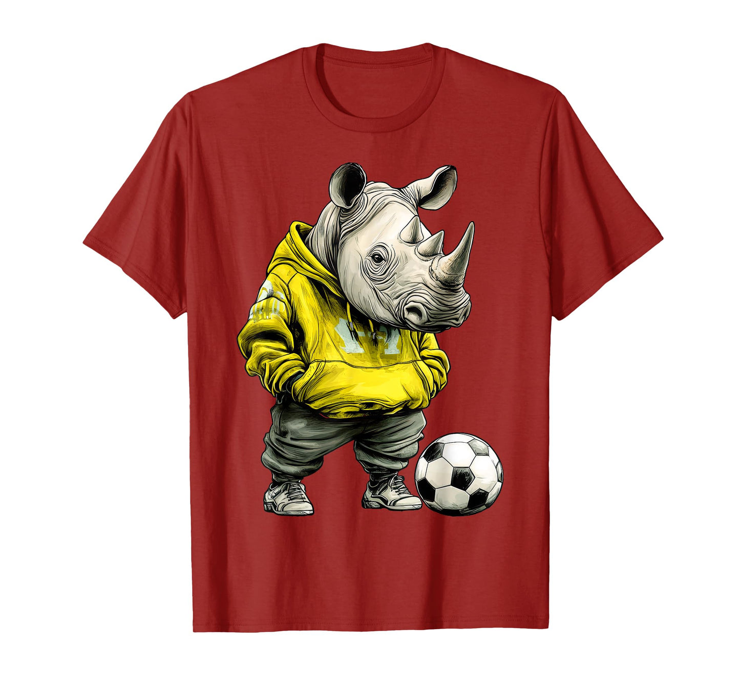 Rhino Soccer / Soccer player Rhino T-Shirt
