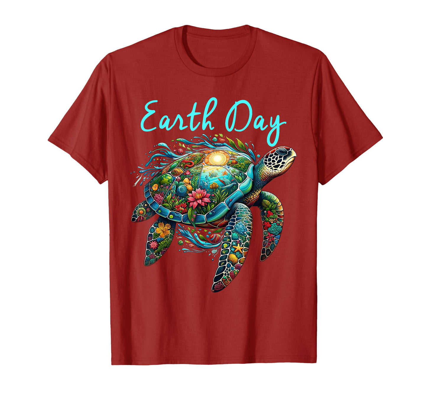 Sea Turtle Earth Day Save The Earth T-Shirt