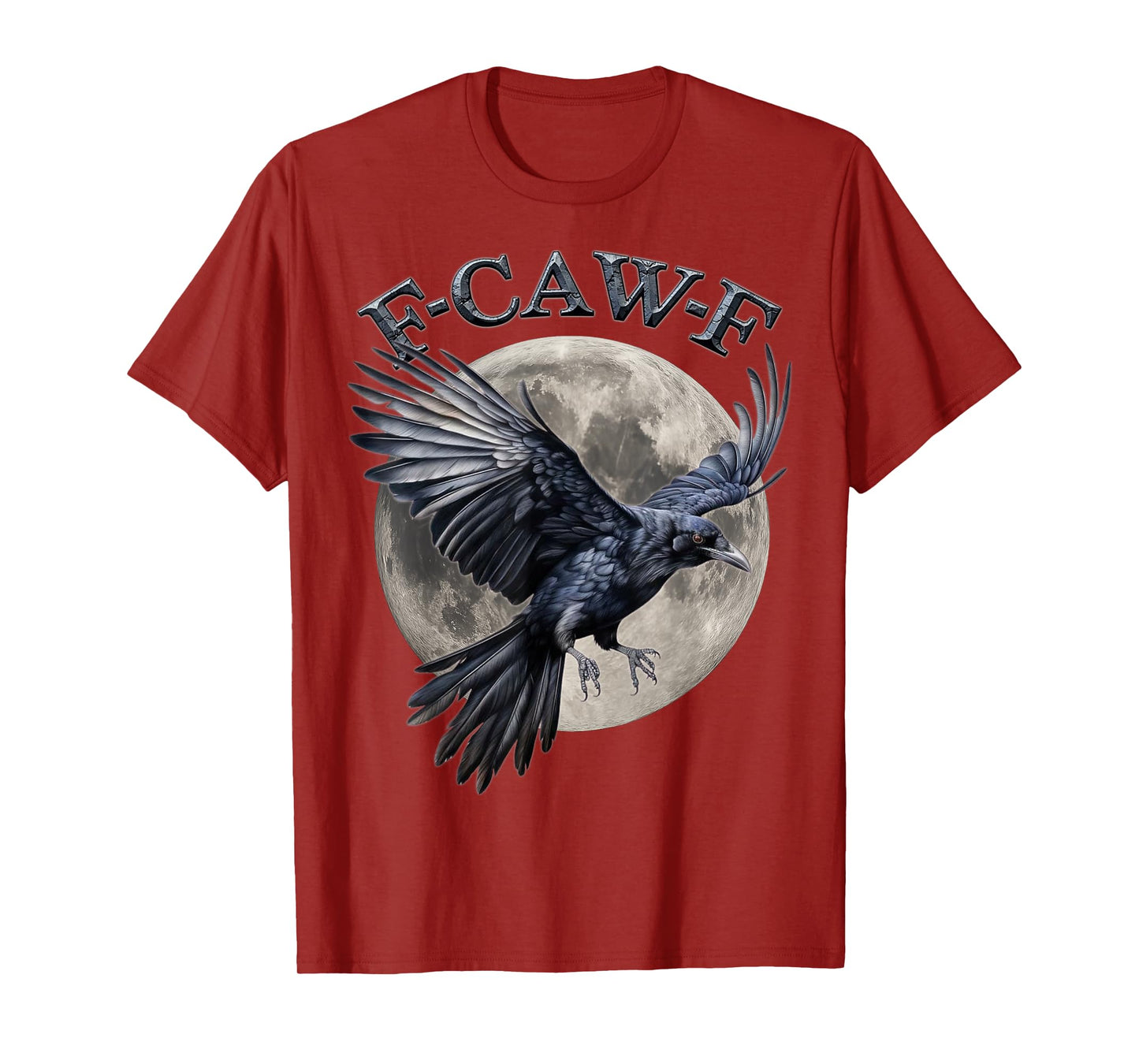 F-CAW-F Crow Funny Graphic Tees F CAW F Novelty T-Shirt