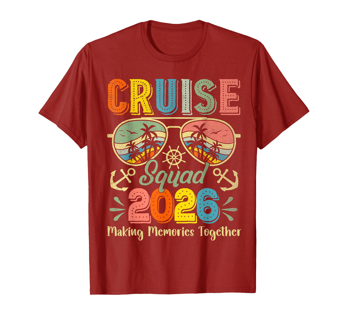 Cruise Squad 2026 Family Group Matching Summer Vacation T-Shirt