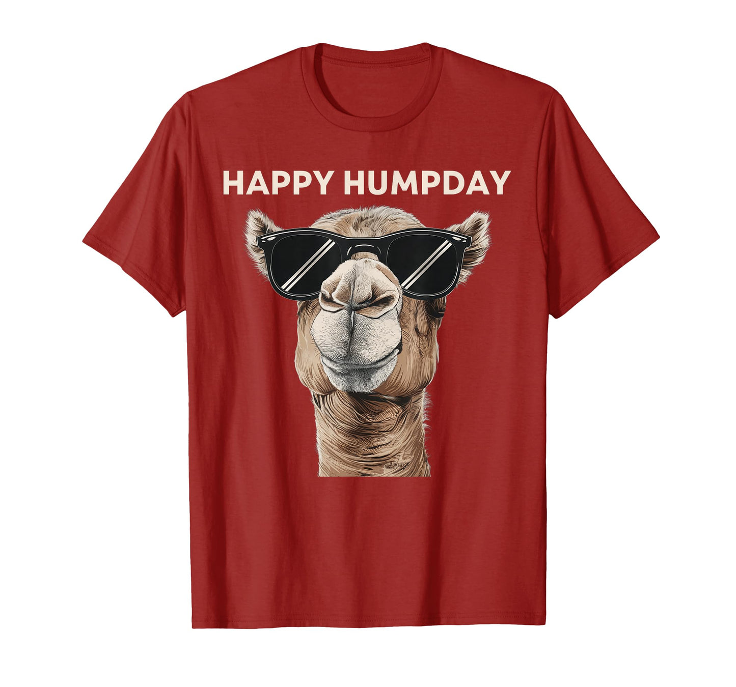 Happy Hump Day Camel Funny Midweek Motivational Quote T-Shirt