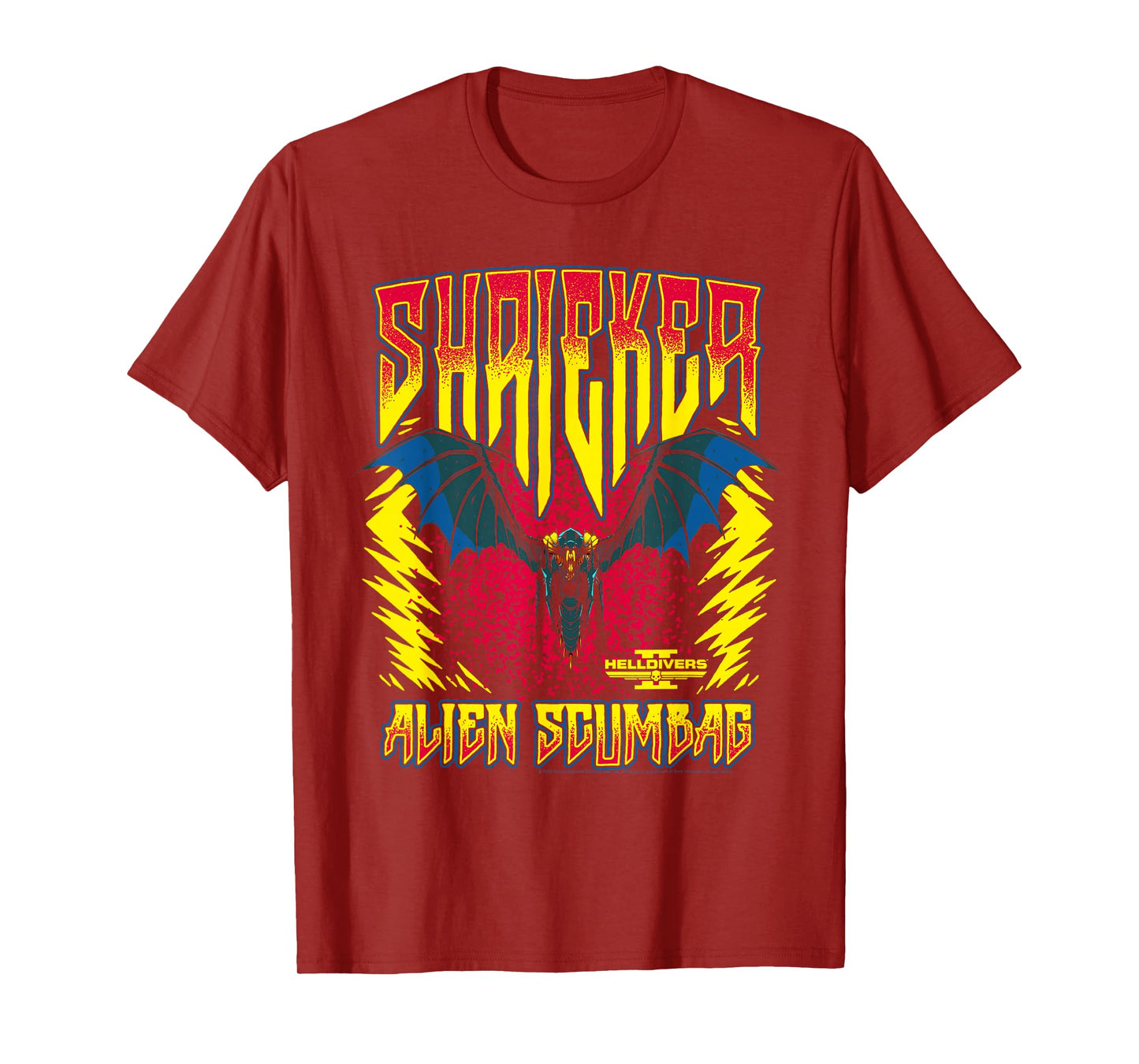 Helldivers 2 Sony Playstation Video Game Shrieker Scumbag T-Shirt