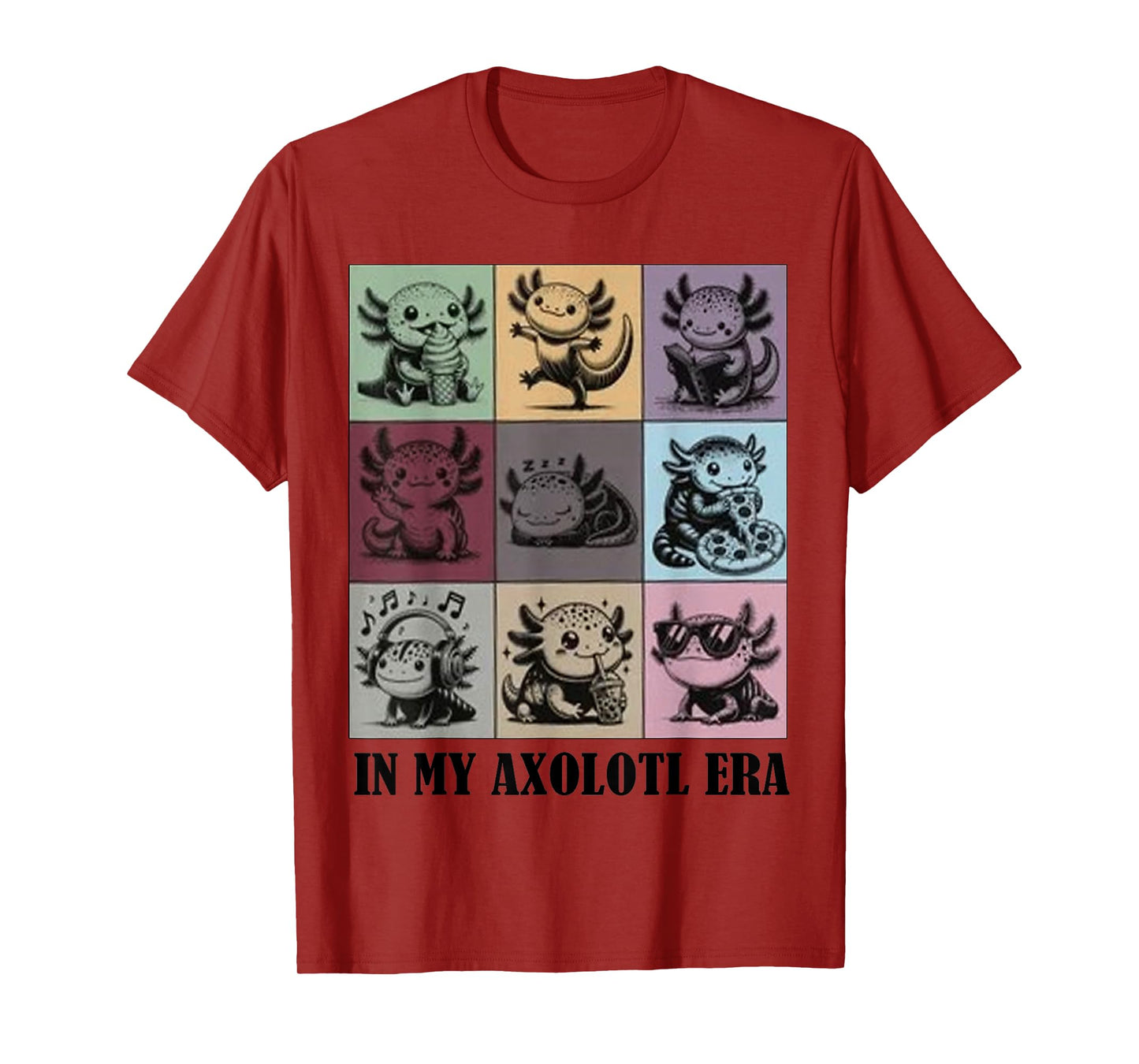 funny Axolotl Quote In My Axolotl Era Graphic Cool Axolotl T-Shirt