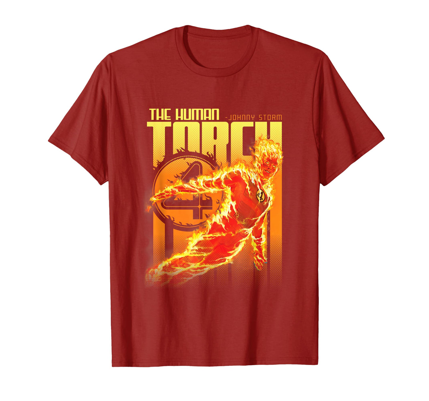 Marvel The Fantastic Four: First Steps Johnny Storm Torch T-Shirt