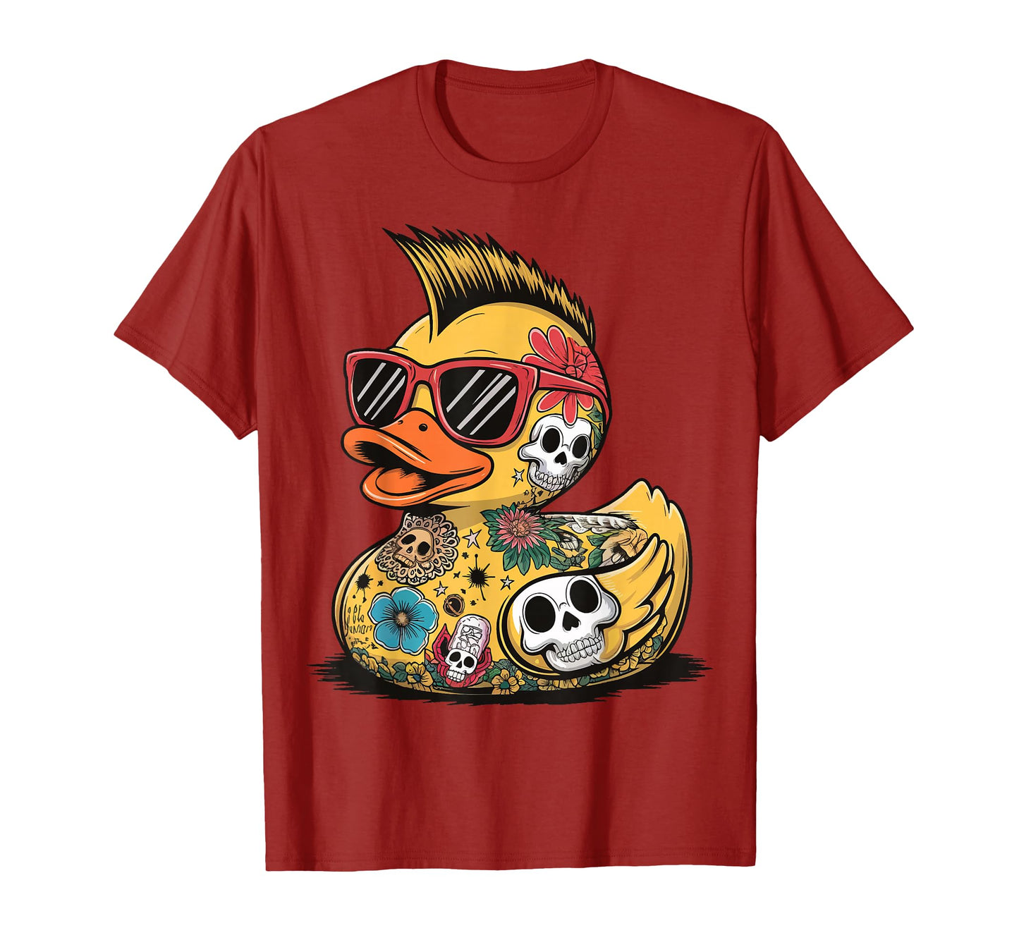 Rubber Duck Punk Heavy Metal T-Shirt