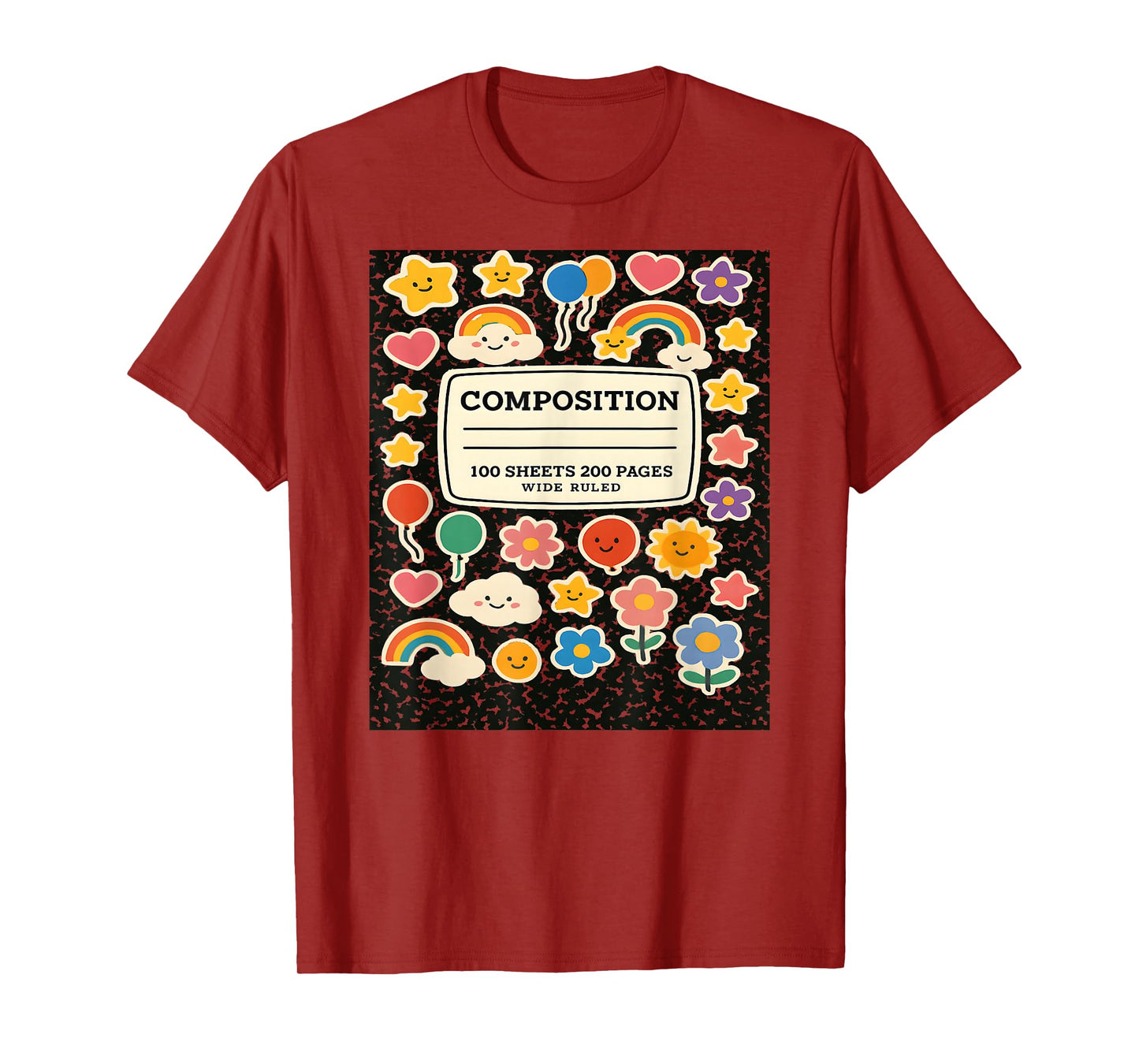 Composition Notebook Costume Teacher Matching Halloween Book T-Shirt