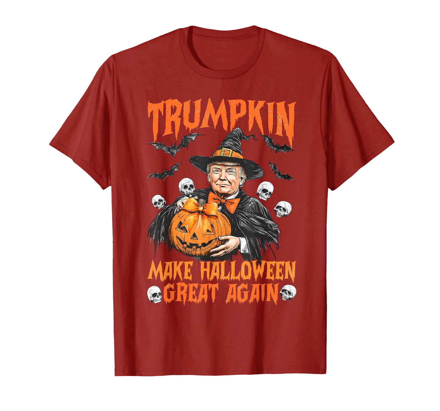 Trumpkin Make Halloween Great Again Witch Jack O Lantern T-Shirt