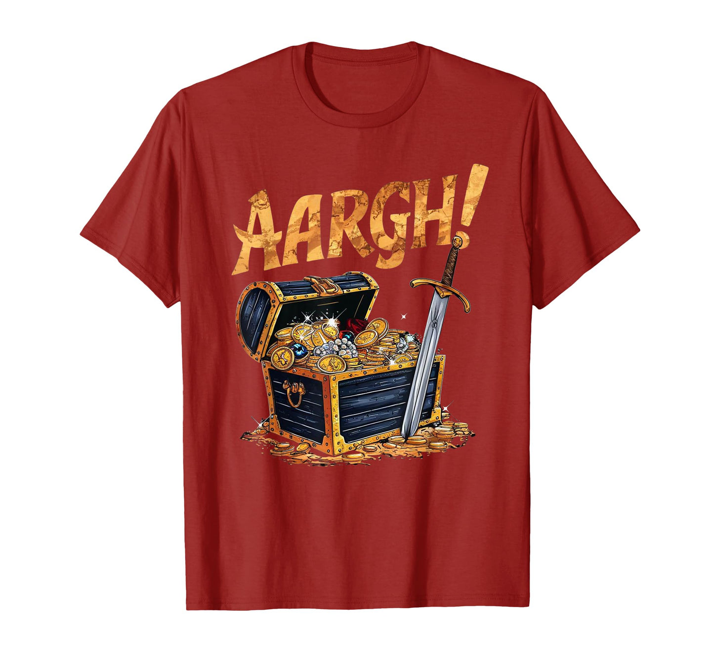Pirate Treasure 'Aargh!' T-Shirt for Talk Like a Pirate Day T-Shirt