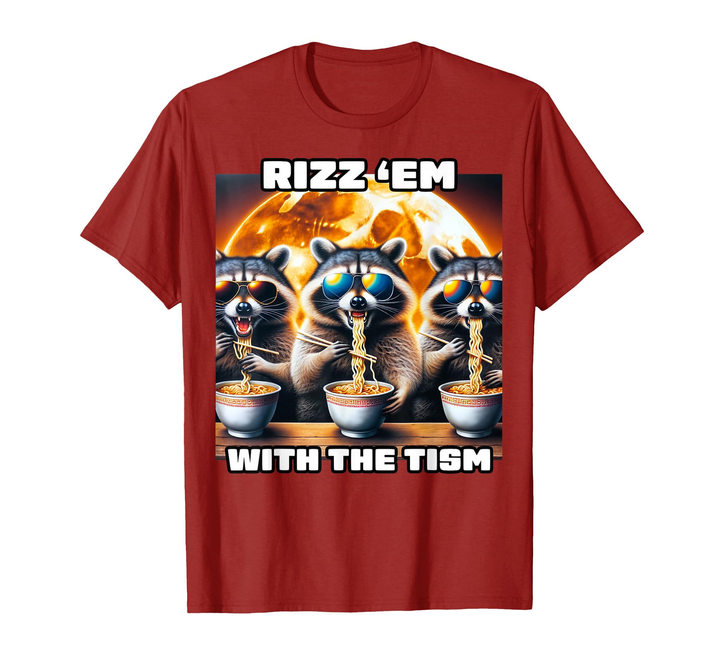 Rizz Em With The Tism Autism Awareness Funny Meme Boys Girls T-Shirt