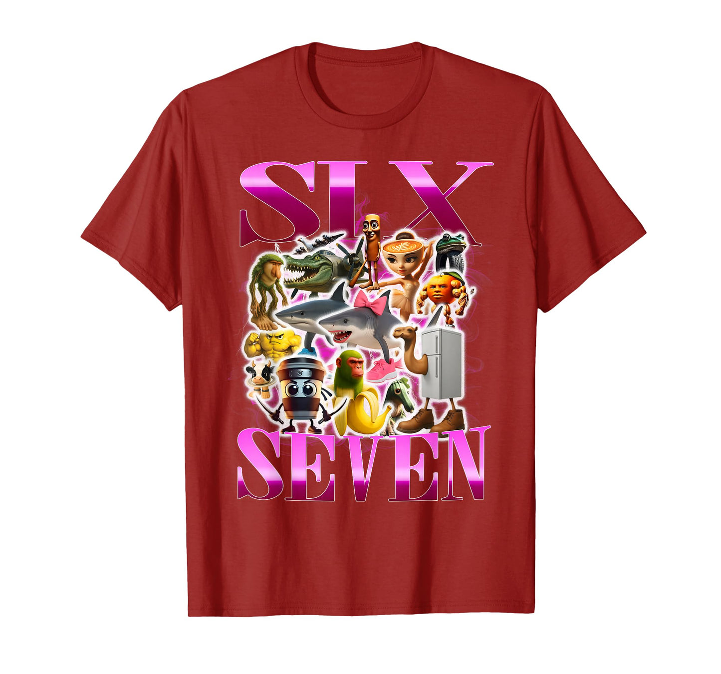 67 Six Seven Birthday Meme Viral Italian Brainrot Funny T-Shirt