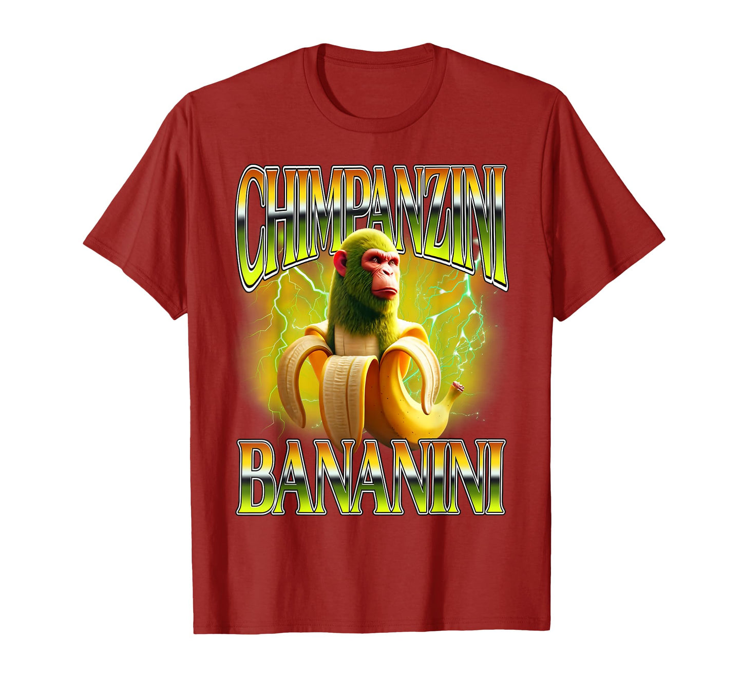 Italian Brainrot Funny Chimpanzini Bananini T-Shirt
