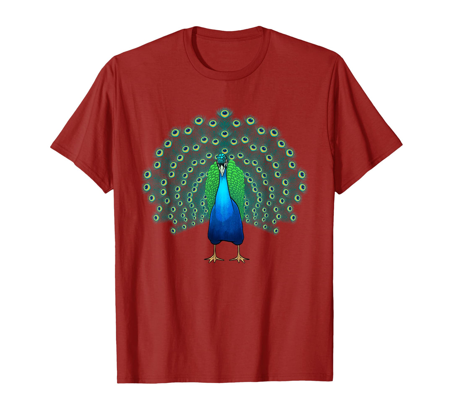 Cool Peacock Art for Men Women Peacock Feather Peacock Lover T-Shirt