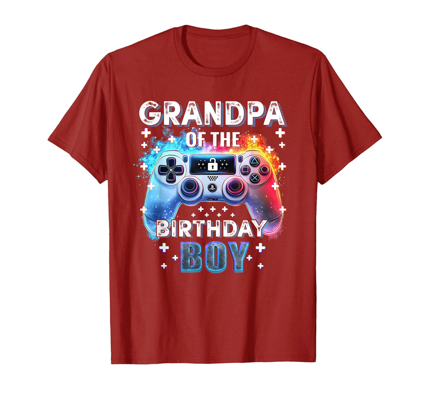 Grandpa of the Birthday Boy Video Gamer Birthday T-Shirt