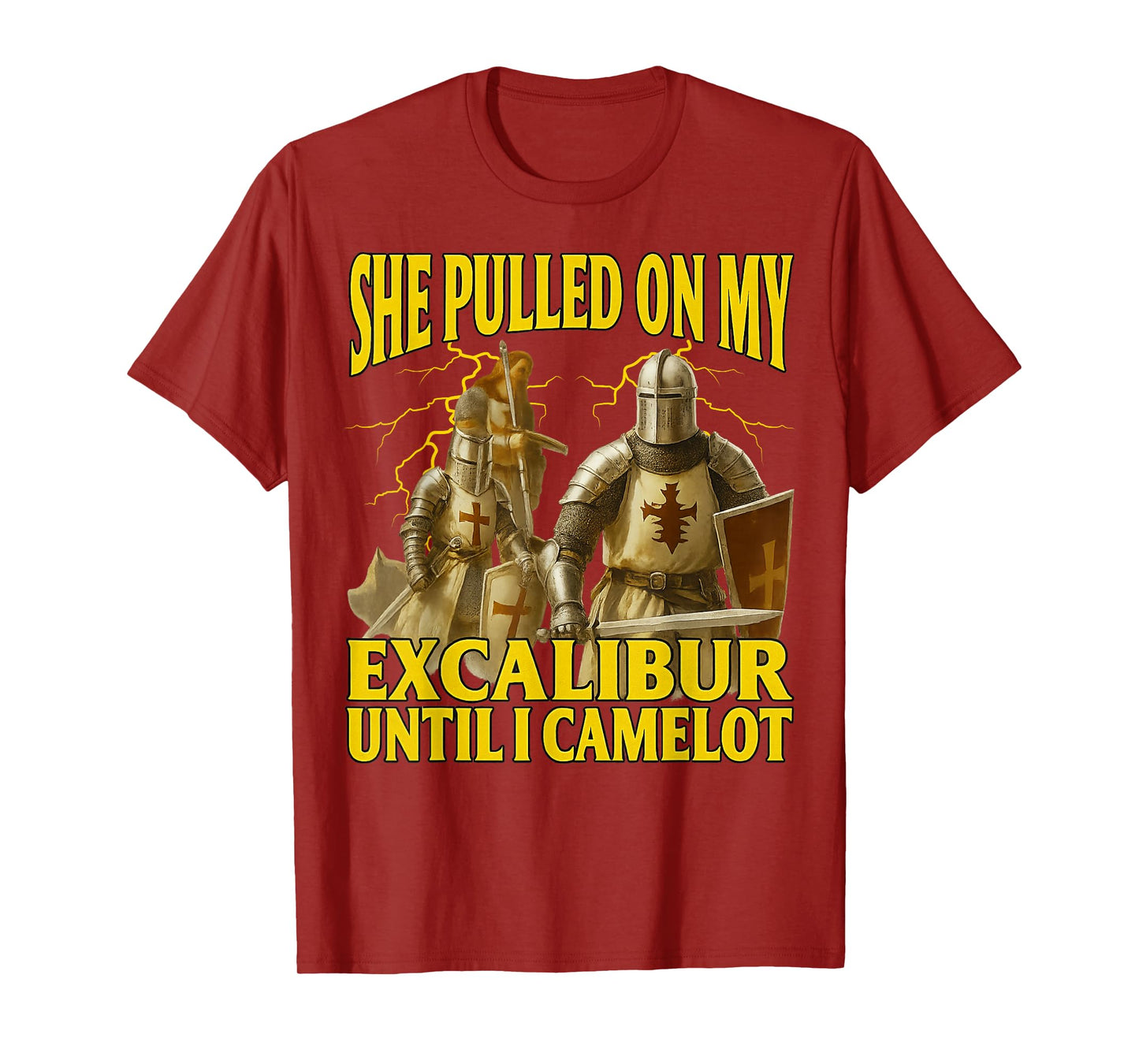 Pulled On My Excalibur Funny Soldier Bootleg Funny 90s Memes T-Shirt