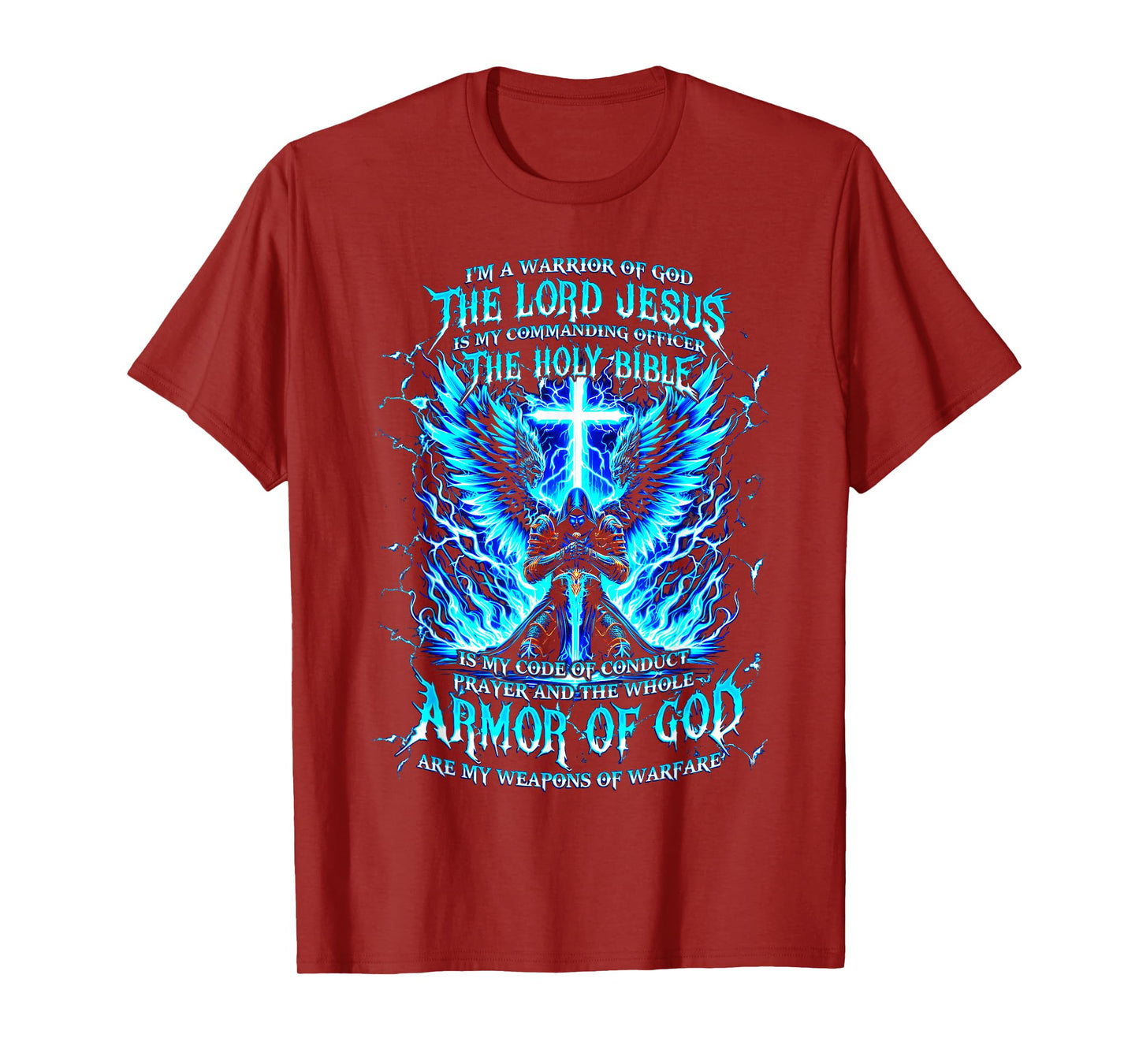 I’m A Warrior Of God Armor Of God Christian T-Shirt
