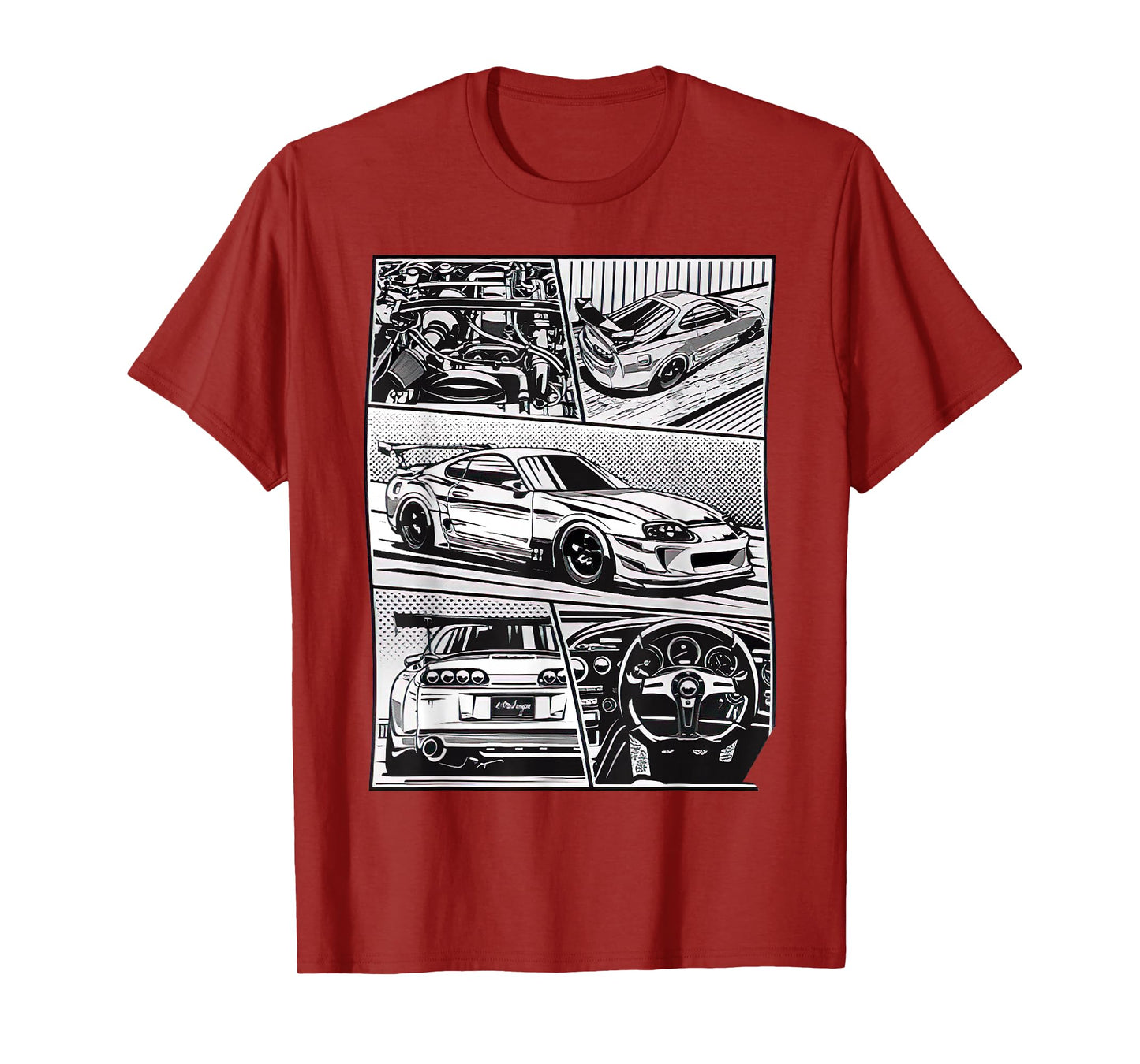 Supra JDM comic book, nice gift idea for men and women T-Shirt