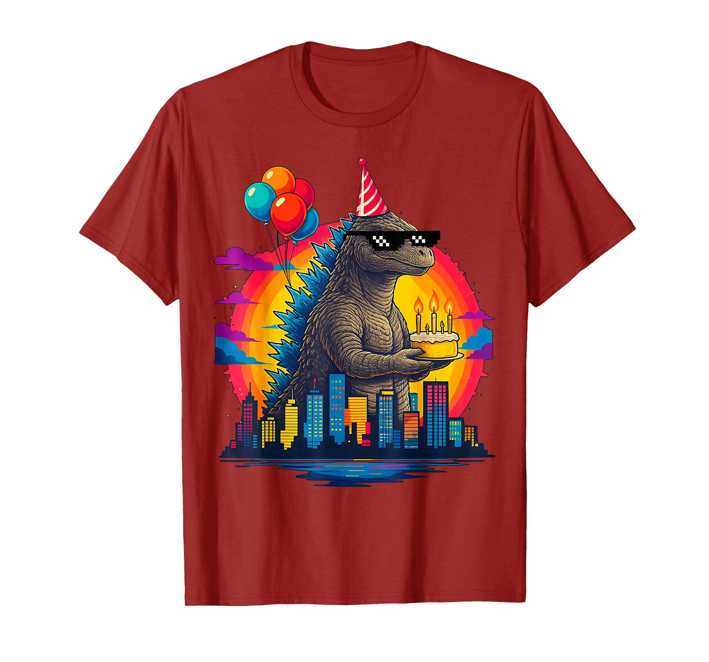 Birthday Boy Kaiju Vintage Birthday Monster T-Shirt