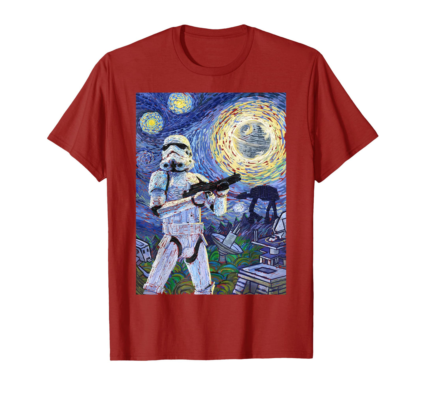 Star Wars Stormtrooper Starry Night Graphic T-Shirt C1 T-Shirt