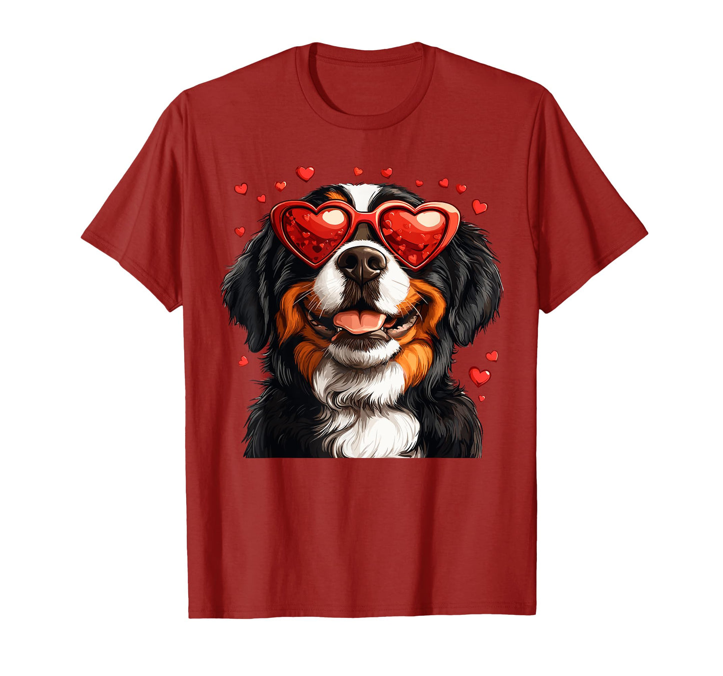Bernese Mountain Cute Berner Dog Lover Valentines Day T-Shirt