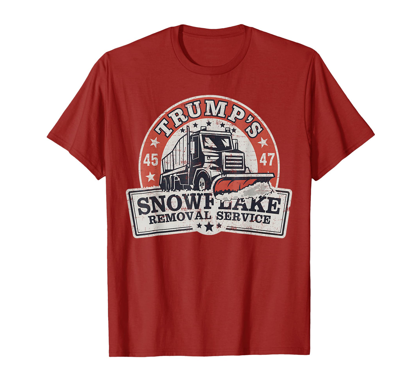 Trump's Snowflake Removal Service Funny Trump T-Shirt