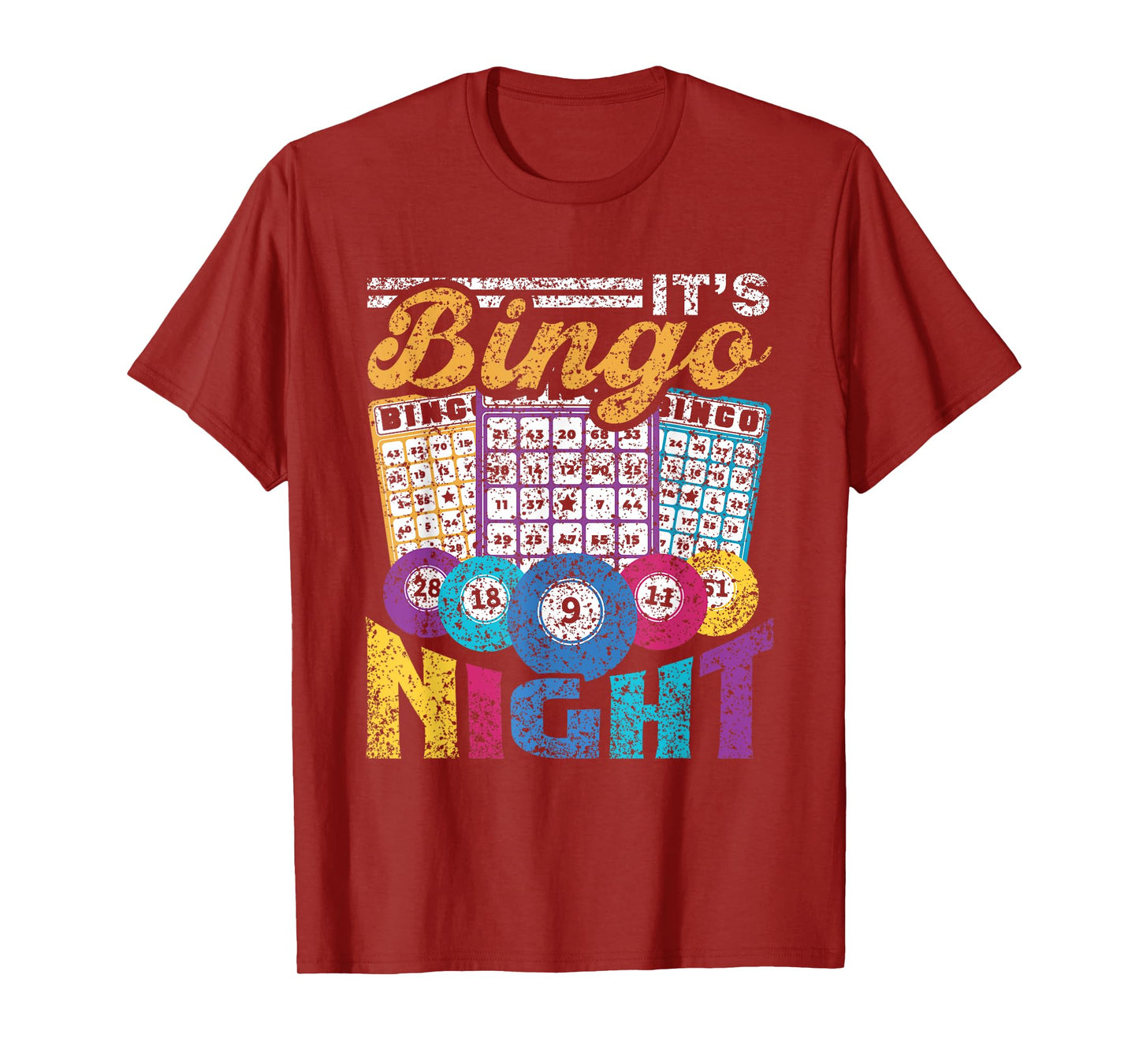 It's Bingo Night Game Humor Lover Player Bingo T-Shirt