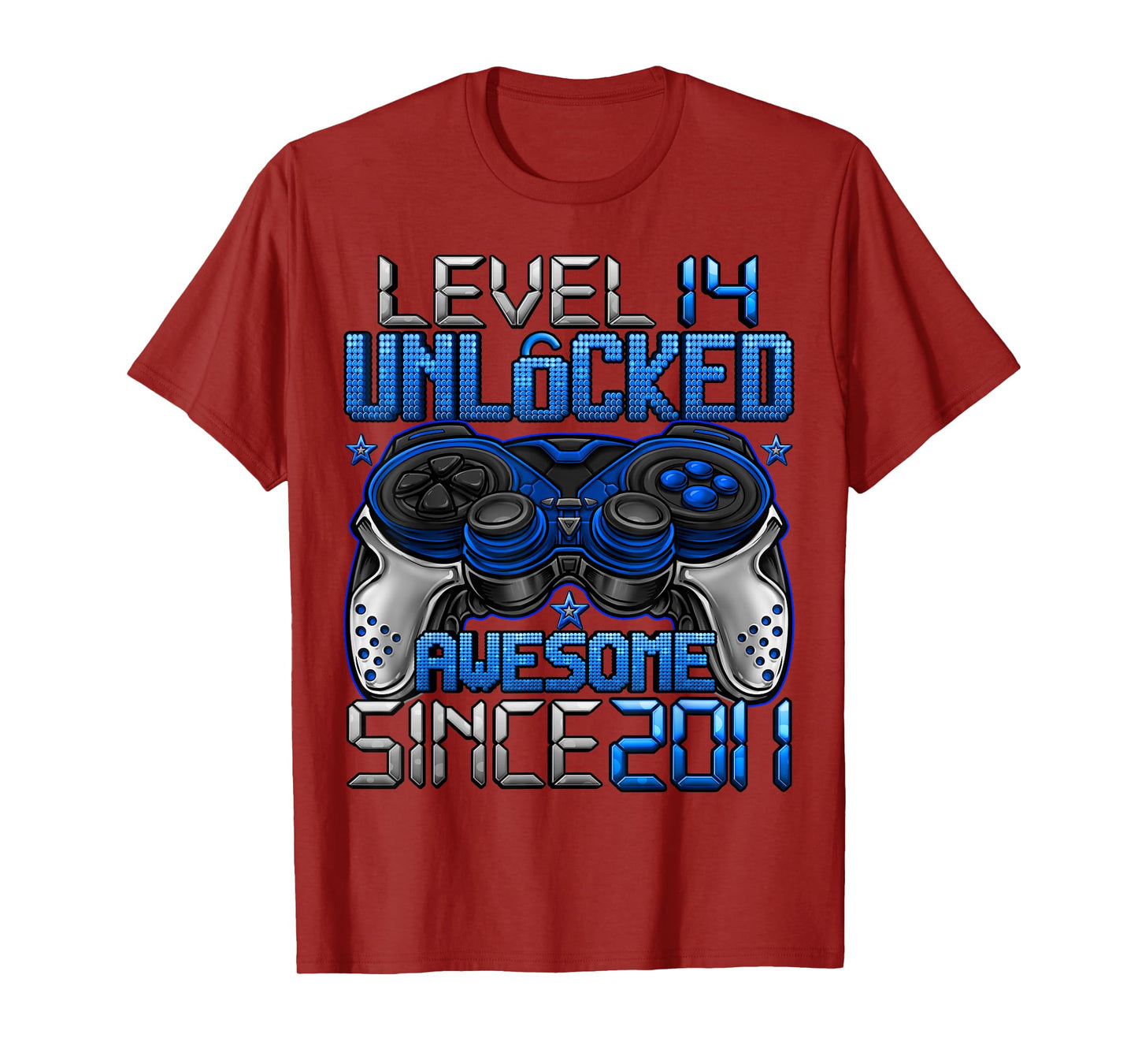 Level 14 Unlocked 14 Year Old Gifts Boys 14th Birthday Boy T-Shirt