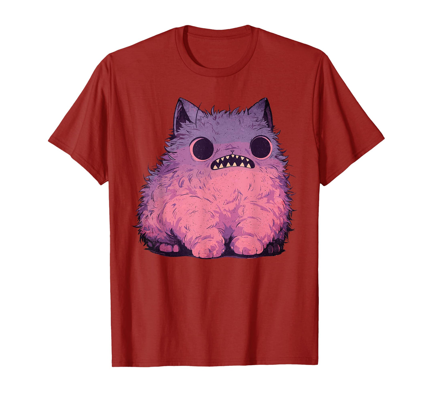 Cat Monster Graphic Kawaii Pastel Goth Anime Aesthetic Goth Men Women Kids T-Shirt