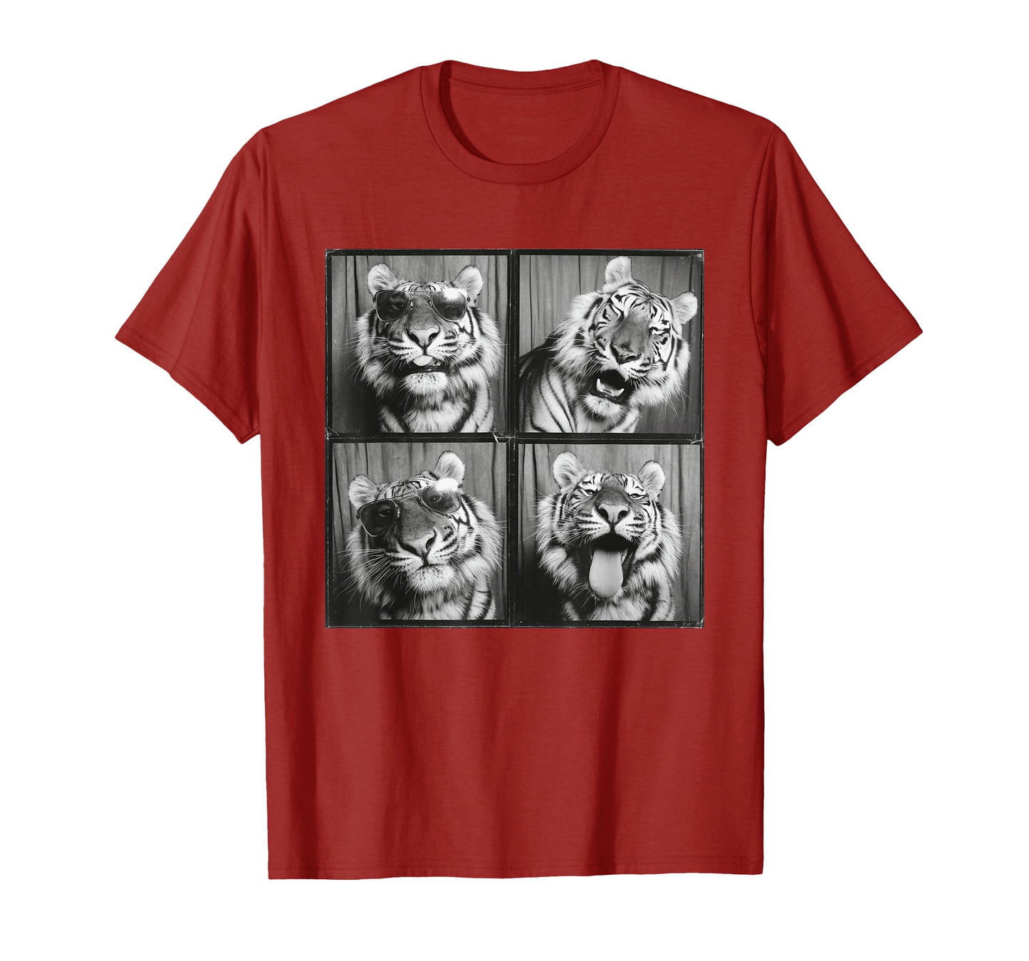 Funny Tiger Sunglasses T-Shirt