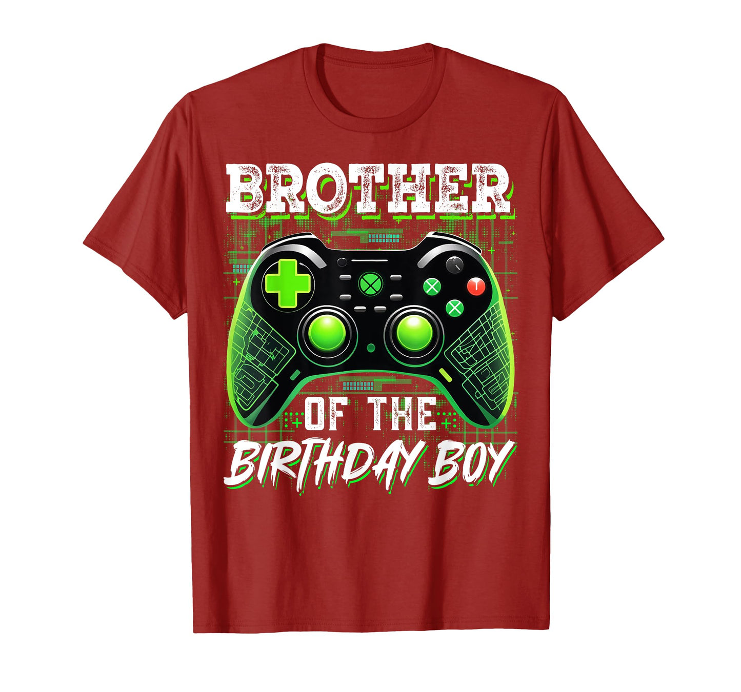 Brother Of The Birthday Boy Matching Video Gamer Birthday T-Shirt