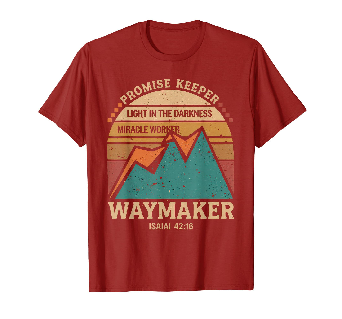 Waymaker Tshirt Promise Keeper Miracle Worker God Christian T-Shirt