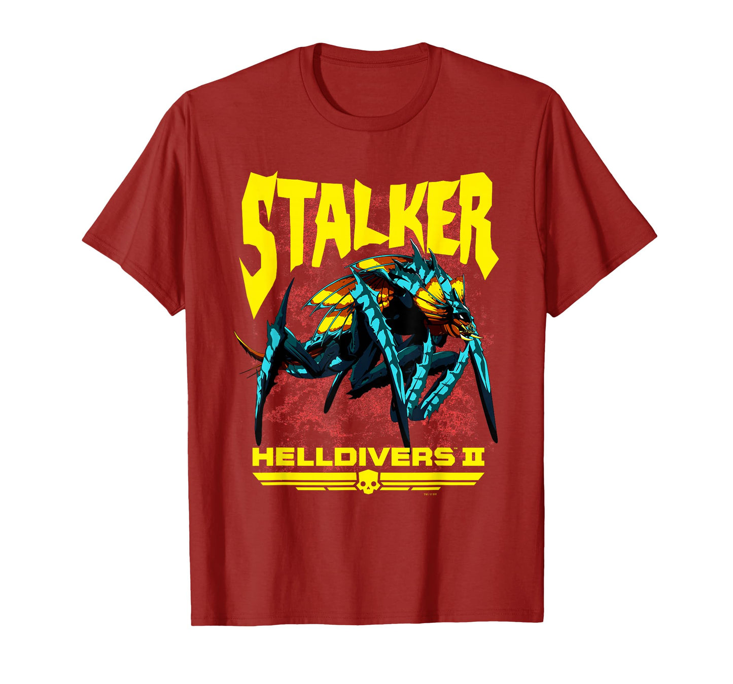 Helldivers 2 Sony Playstation Video Game Stalker Terminid T-Shirt