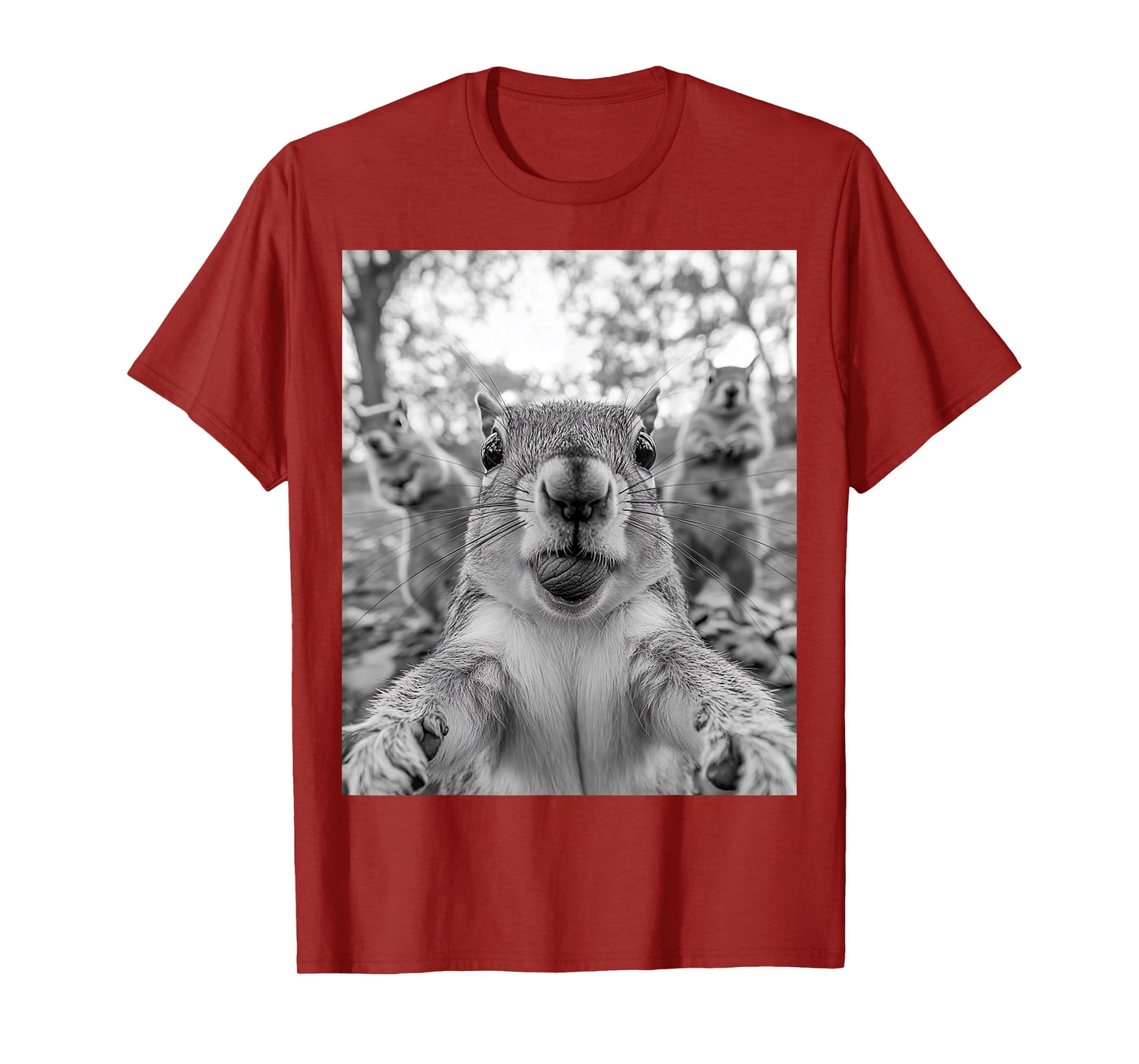 Cute Squirrel Selfie T-Shirt