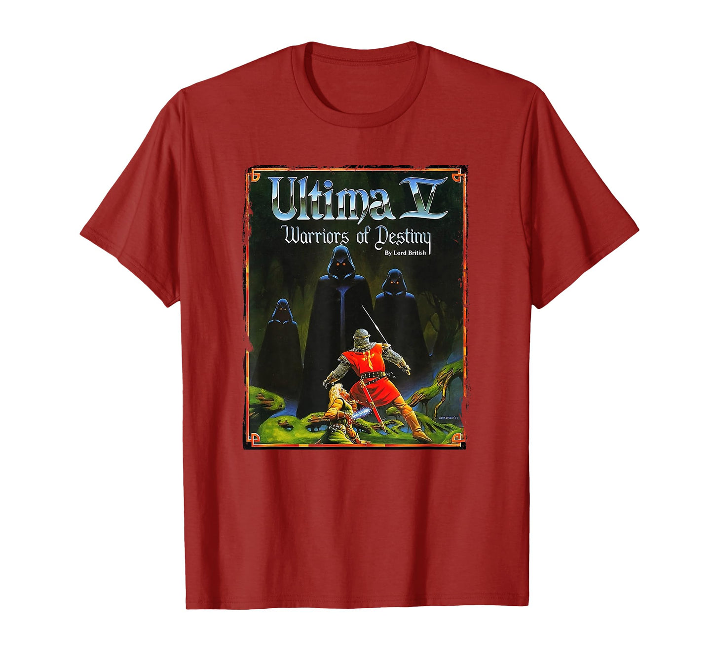 RPG Ultima V Retro Cover T-Shirt