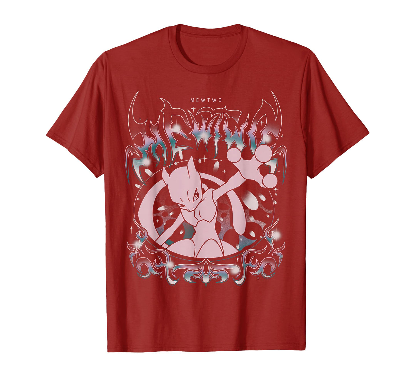 Pokémon - Mewtwo Grunge Oversized T-Shirt