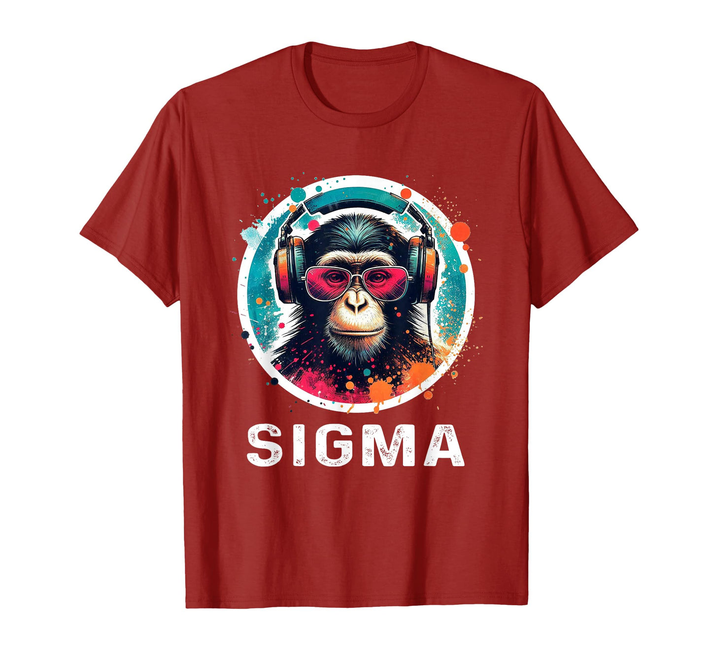 Sigma Meme Shirts Ironic Meme Shirt Funny Sigma Shirt Monkey T-Shirt