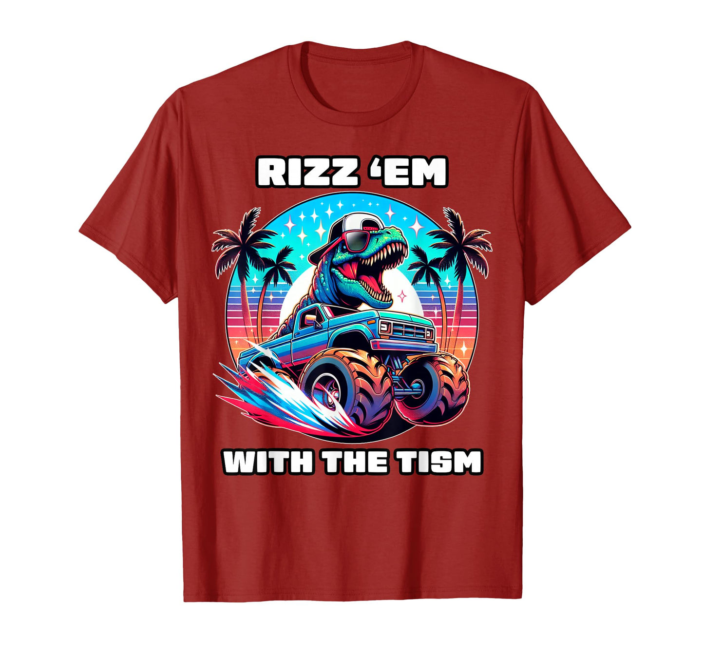 Rizz Em With The Tism Autism Awareness Funny Meme Boys Girls T-Shirt