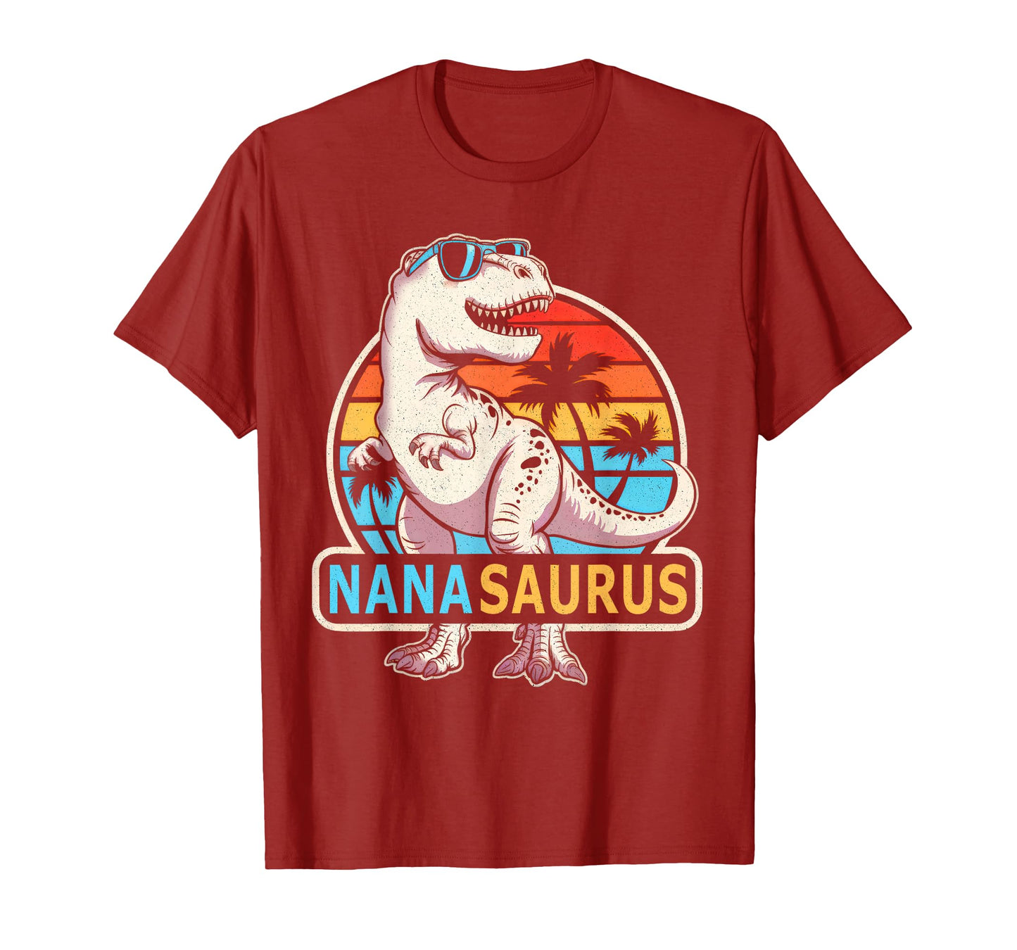 Nana Saurus Dinosaur Family Matching Funny Mother's Day T-Shirt